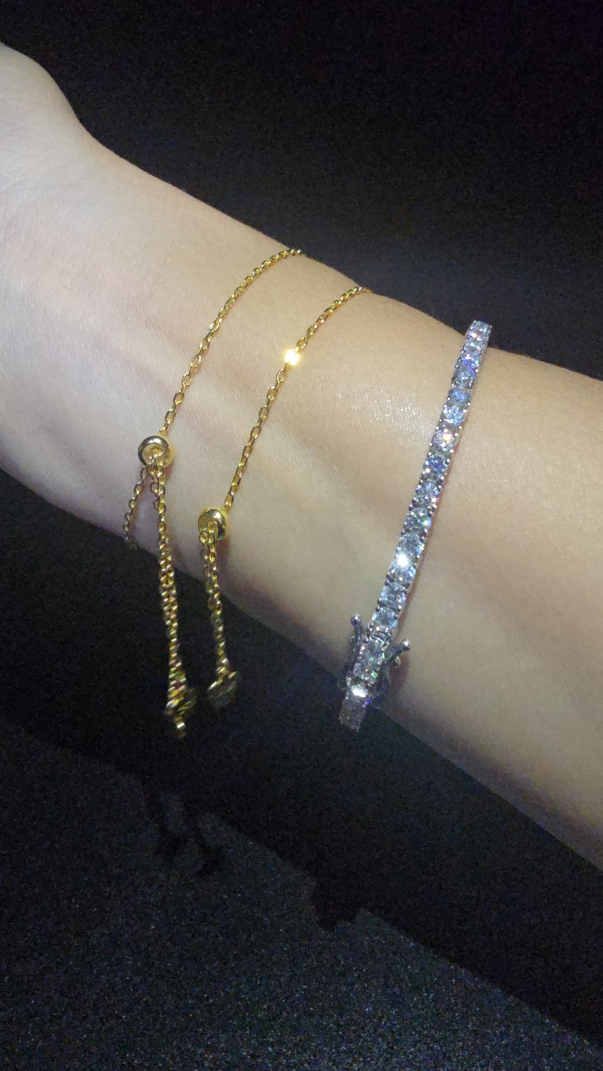Evil Eye bracelet - Blue Topaz Gemstone Cabochon Cut